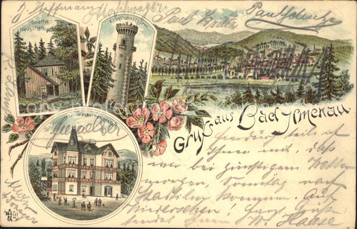 Bad Ilmenau Goethe-Hauschen Kickelhahnsthurm