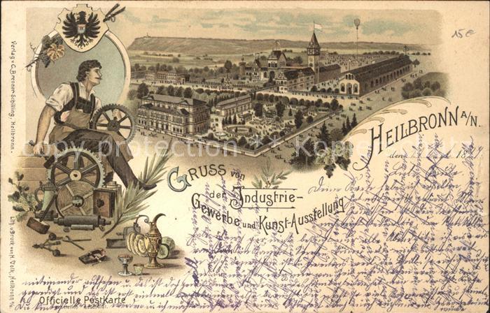 Heilbronn Neckar Industrie- Gewerbe und Kuns-Ausstellung