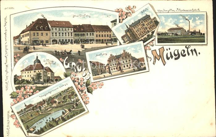 Muegeln Oschatz Rathaus Marktplatz Schloss Ruhethal Klostergaertnerei Sornizt