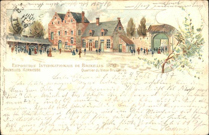 Bruxelles Bruessel Exposition Internationale de Bruxelles Kermesse