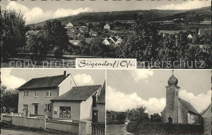 Seigendorf Lucia Kalb Gemischtwaren Kirche