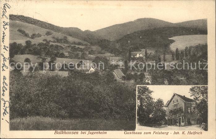 Seeheim-Jugenheim Baldhausen Gasthaus zum Felsberg