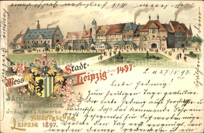 Leipzig Saechsisch-Thueringische Industrie Gewerbe Ausstellung