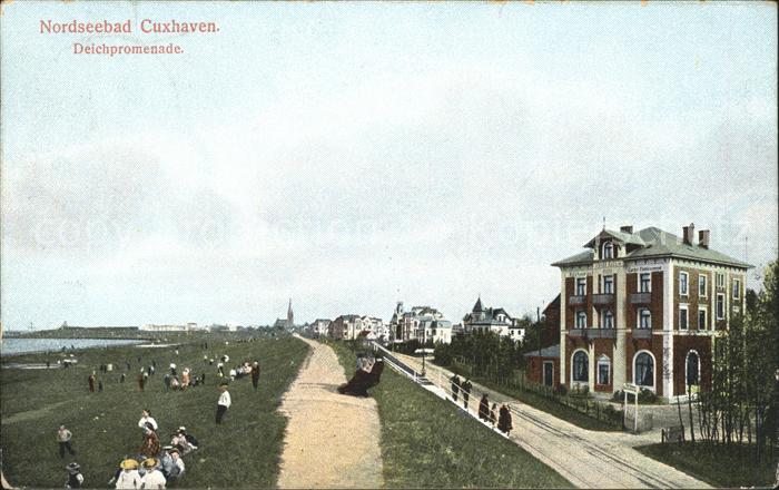 Cuxhaven Nordseebad Deichpromenade