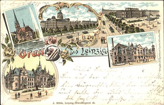 Leipzig Bahnpost Markthalle Museum Pleissenburg Buchhandlerboerse