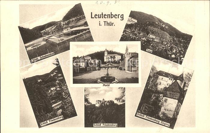Leutenberg Thueringen Schwimmbad Total Schloss Friedensburg