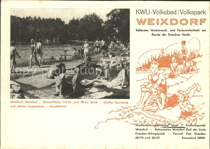 Weixdorf Waldbad KWU Volksbad Volkspark
