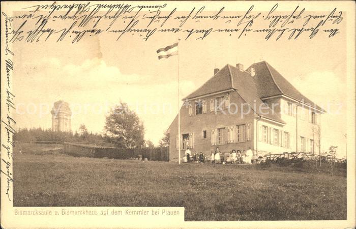 Plauen Vogtland Bismarcksaeule Bismarckhaus