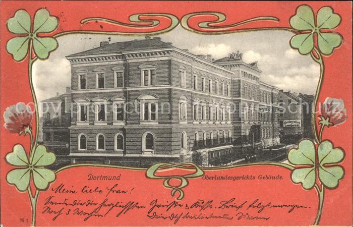 Dortmund Kleeblume Oberlandesgerichts Gebaeude