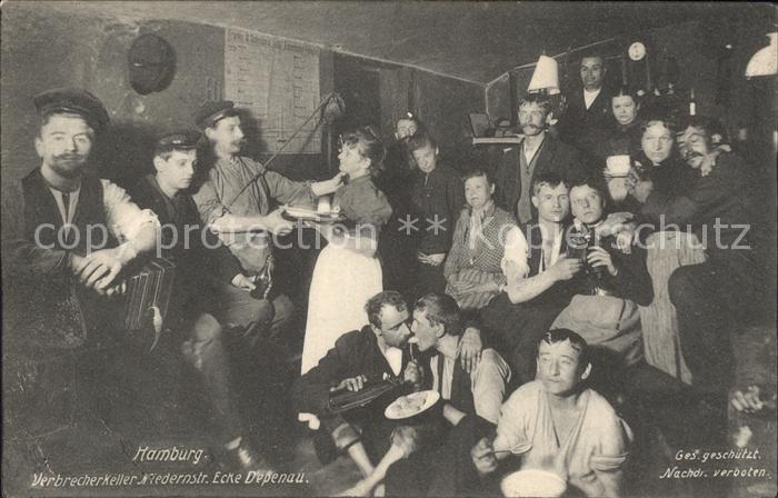 Hamburg Verbrecher Keller Niedernstr. Ecke Depenau