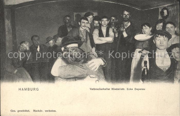 Hamburg Verbrecherkeller Niedernstr. Ecke Depenau