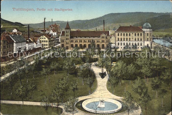 Tuttlingen Partie mit Stadtgarten