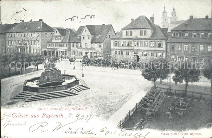 Bayreuth Neuer Schlossplatz Westseite