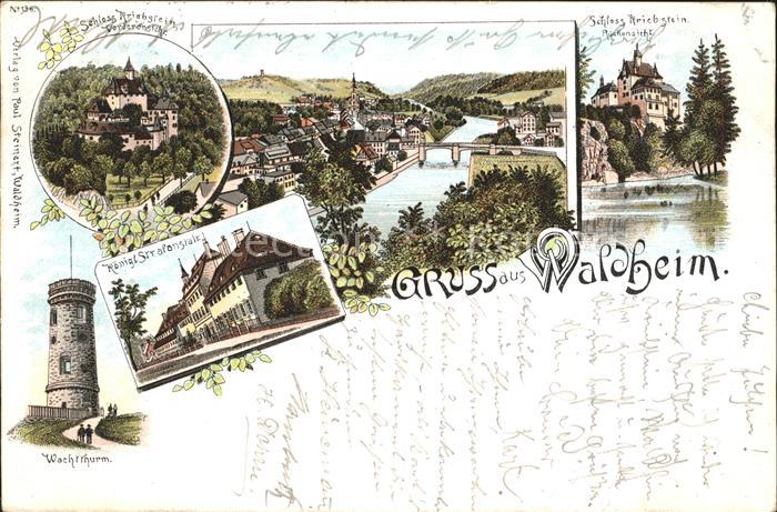 Waldheim Sachsen Schloss Kriebstein Koenigl. Strafanstalt