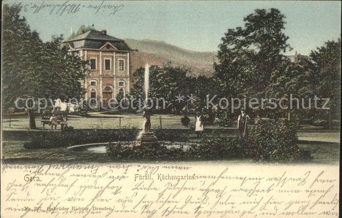 Gera Fuerstl. Kuechengarten