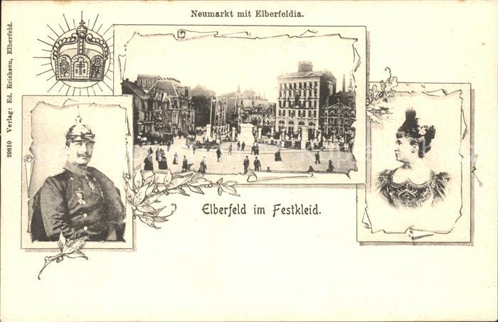 Elberfeld Wuppertal Neumarkt mit Elberfeldia