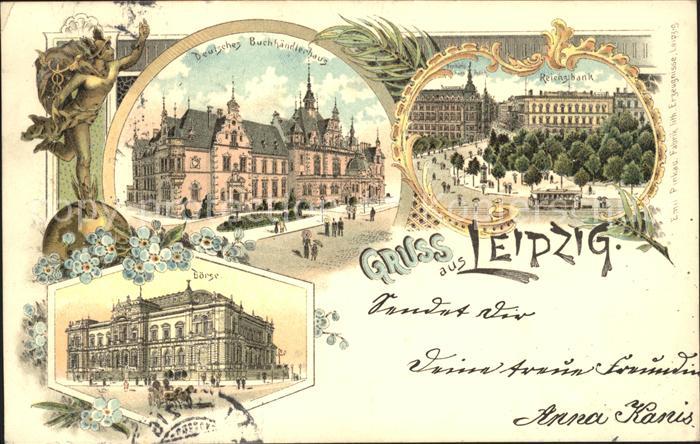 Leipzig Deutsches Buchhaendlerhaus Reichsbank Boerse