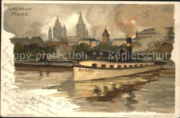 Mainz Rhein Dampfer