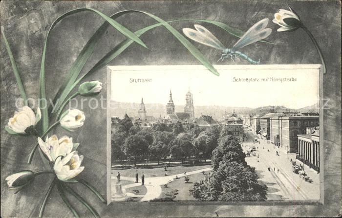 Stuttgart Schlossplatz Koenigstrasse