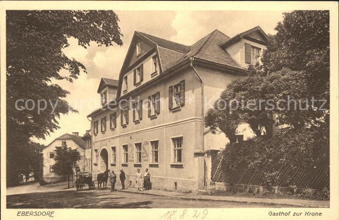 Ebersdorf Thueringen Gasthof zur Krone
