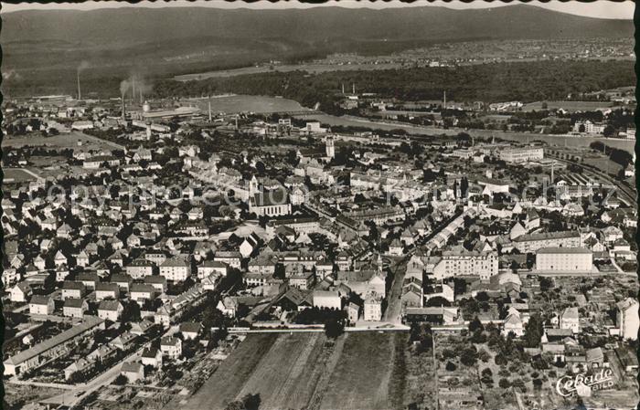 Rheinfelden Baden Fliegeraufnahme