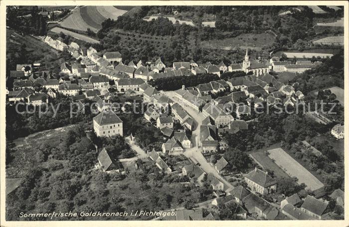 Goldkronach Fliegeraufnahme Gasthof z. Alexander v. Humboldt