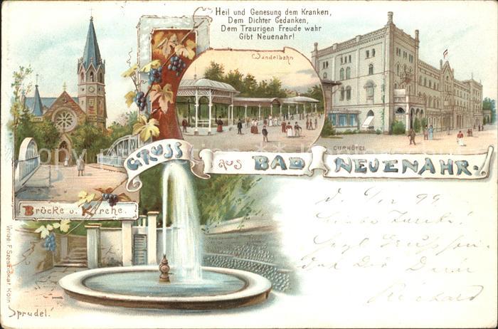 Bad Neuenahr-Ahrweiler Bruecke Kirche Kurhotel Wandelbahn