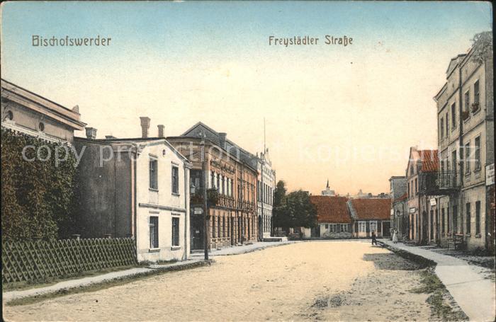 Bischofswerder Biskupiec Freystaedter Strasse