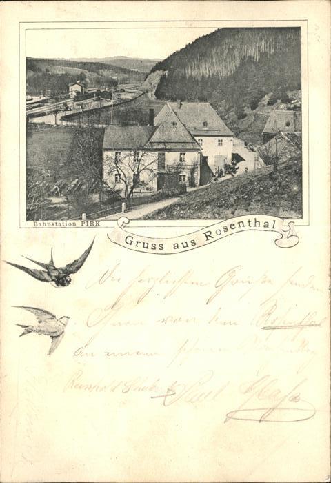 Plauen Vogtland Rosenthal Bahnstation PIRK