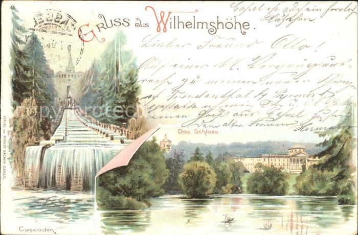 Wilhelmshoehe Kassel Schloss Cascaden