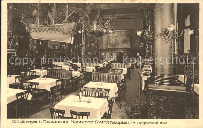 Hannover Knickemeyers Restaurant Rathenauplatz 14