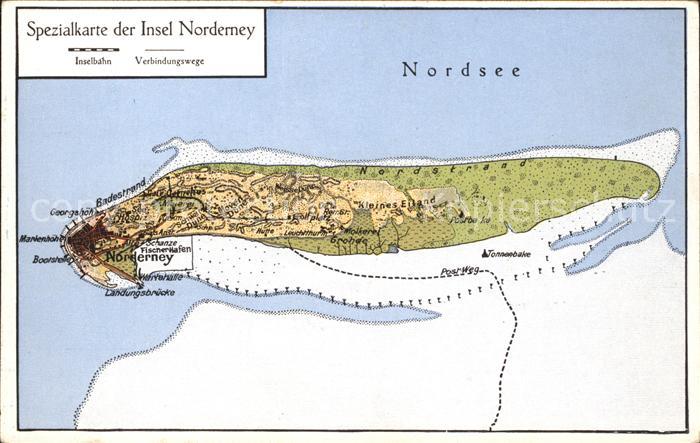 Norderney Nordseebad Landkarte
