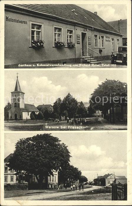 Warsow Nauen Gasthaus Kolonialwaren Richard Heise