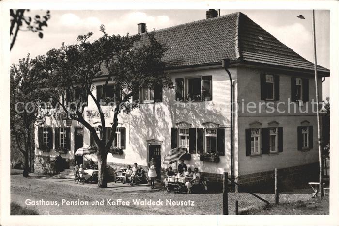 Neusatz Bad Herrenalb Gasthaus Pension Kaffee Waldeck