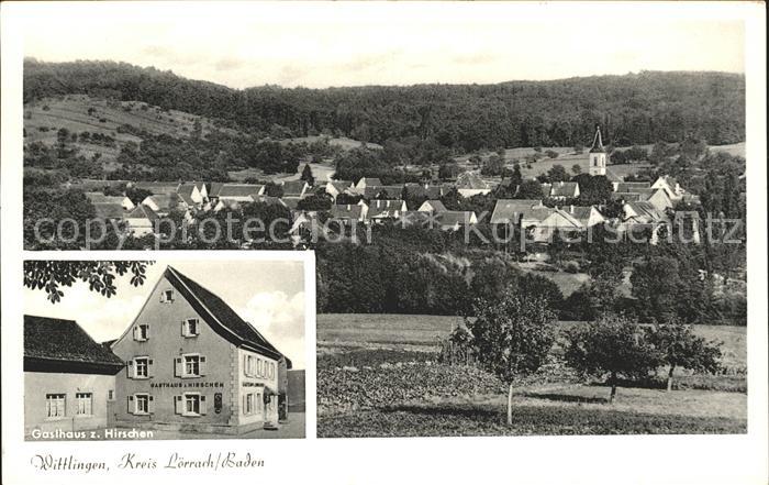 Wittlingen Baden Gasthaus Zum Hirschen