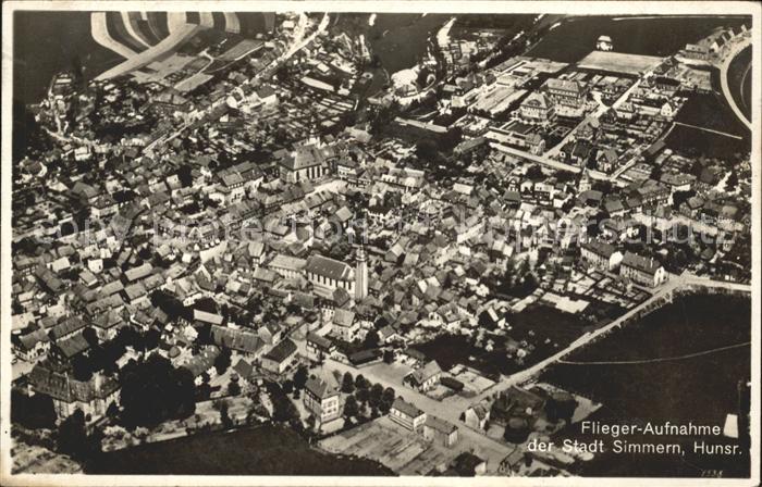 Simmern Hunsrueck Fliegeraufnahme