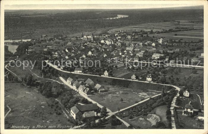Neuenburg Rhein Fliegeraufnahme