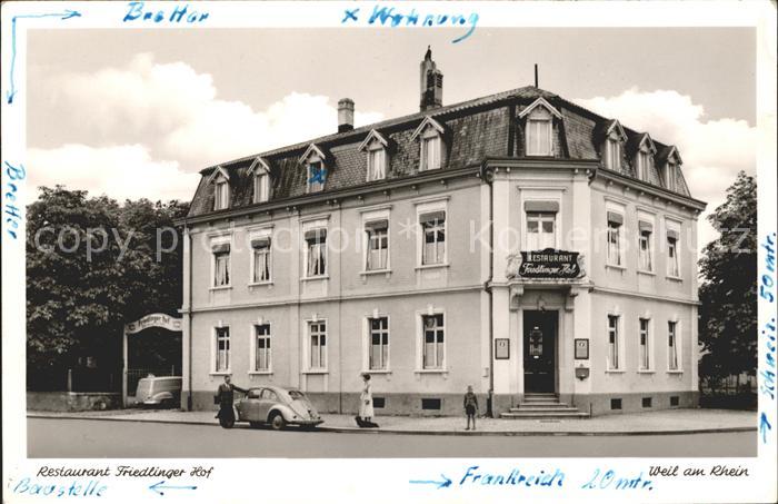 Weil am Rhein Restaurant Friedlinger Hof