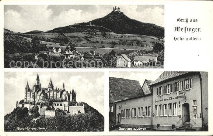 Wessingen Gasthaus Zum Loewen Burg Hohenzollern