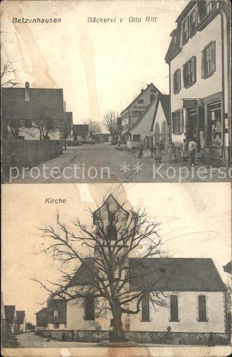 Betzenhausen Freiburg im Breisgau Baeckerei Otto Ritt Kirche