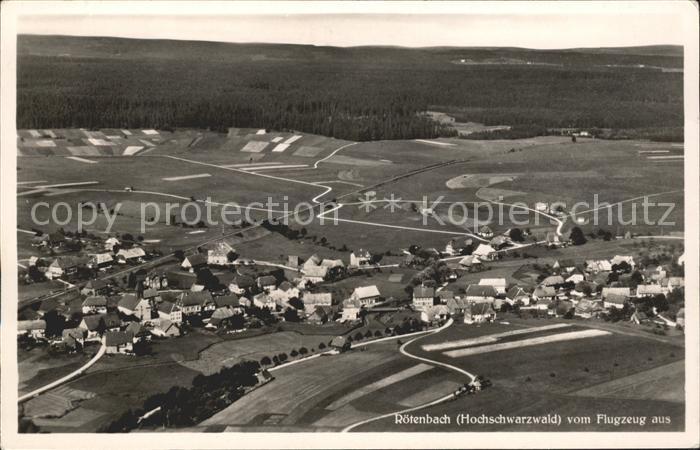 Roetenbach Baden Fliegeraufnahme