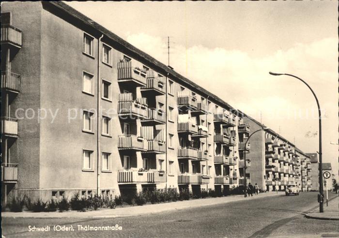 Schwedt Thaelmannstrasse Plattenbau