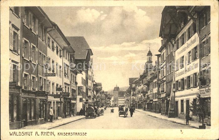 Waldshut Tiengen Rhein Kaiserstrasse