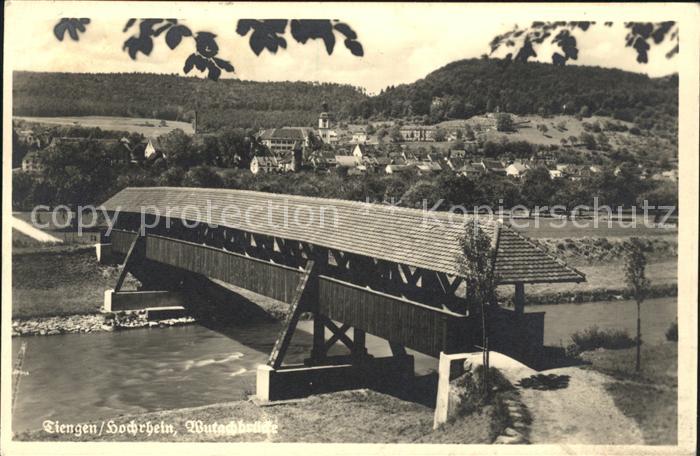Tiengen Waldshut Wutachbruecke Rhein