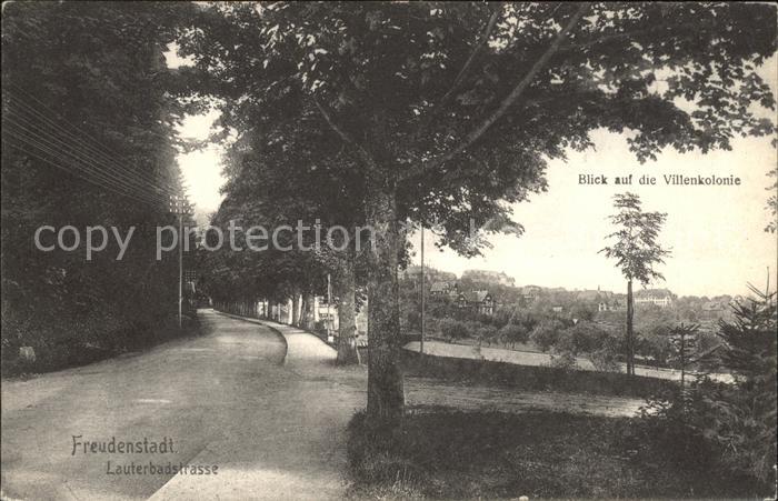 Freudenstadt Lauterbadstrasse Villenkolonie