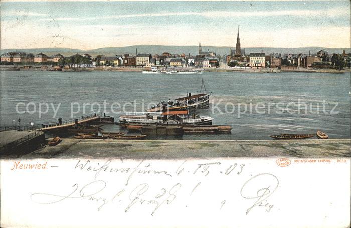 Neuwied Rhein Rheinpartie Anlegestelle