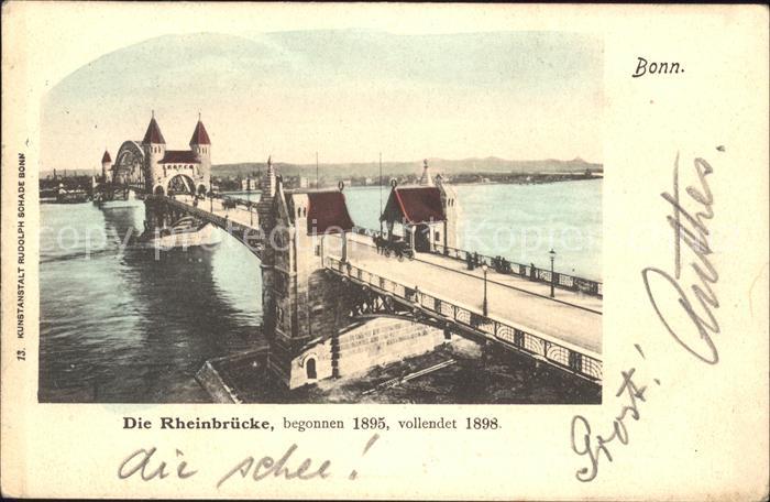 Bonn Rhein Rheinbruecke