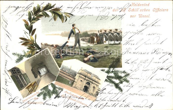 Wesel Rhein Heldentod der Schillschen Offiziere