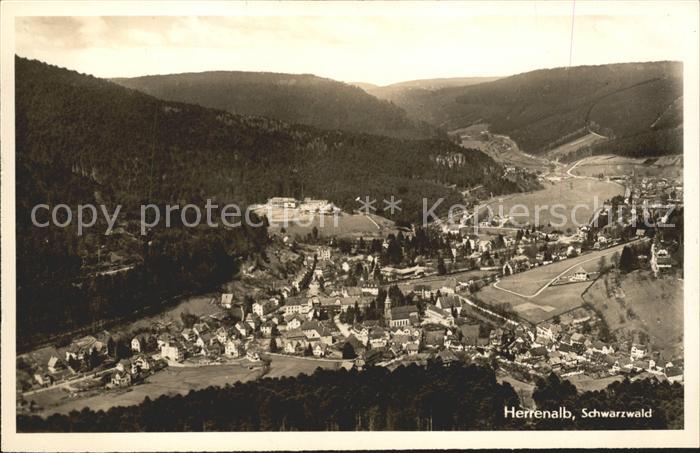 Bad Herrenalb Fliegeraufnahme
