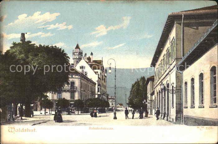 Waldshut Tiengen Rhein Bahnhofstrasse